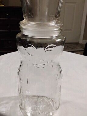 Vintage Mr Peanut's Birthday Glass Jar- 1991